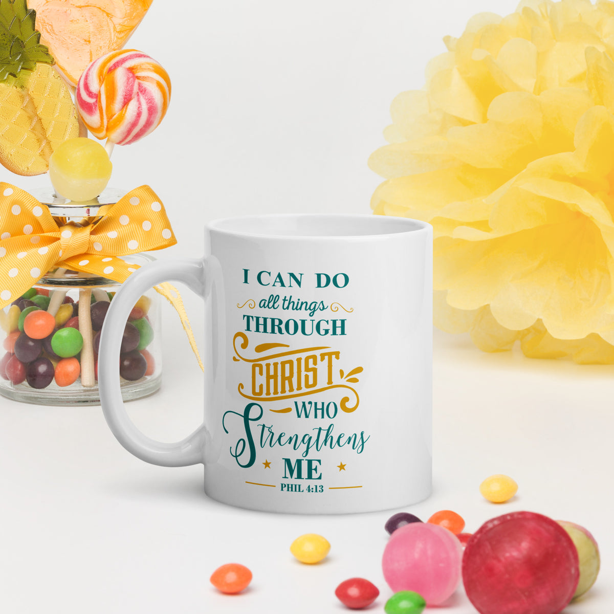 I Can Do All Things White Mug