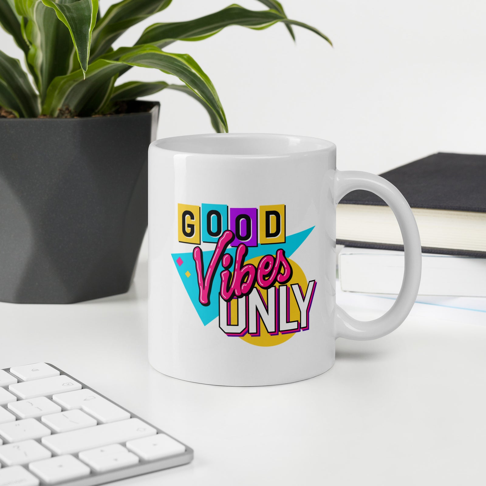 Good Vibes Only White Mug