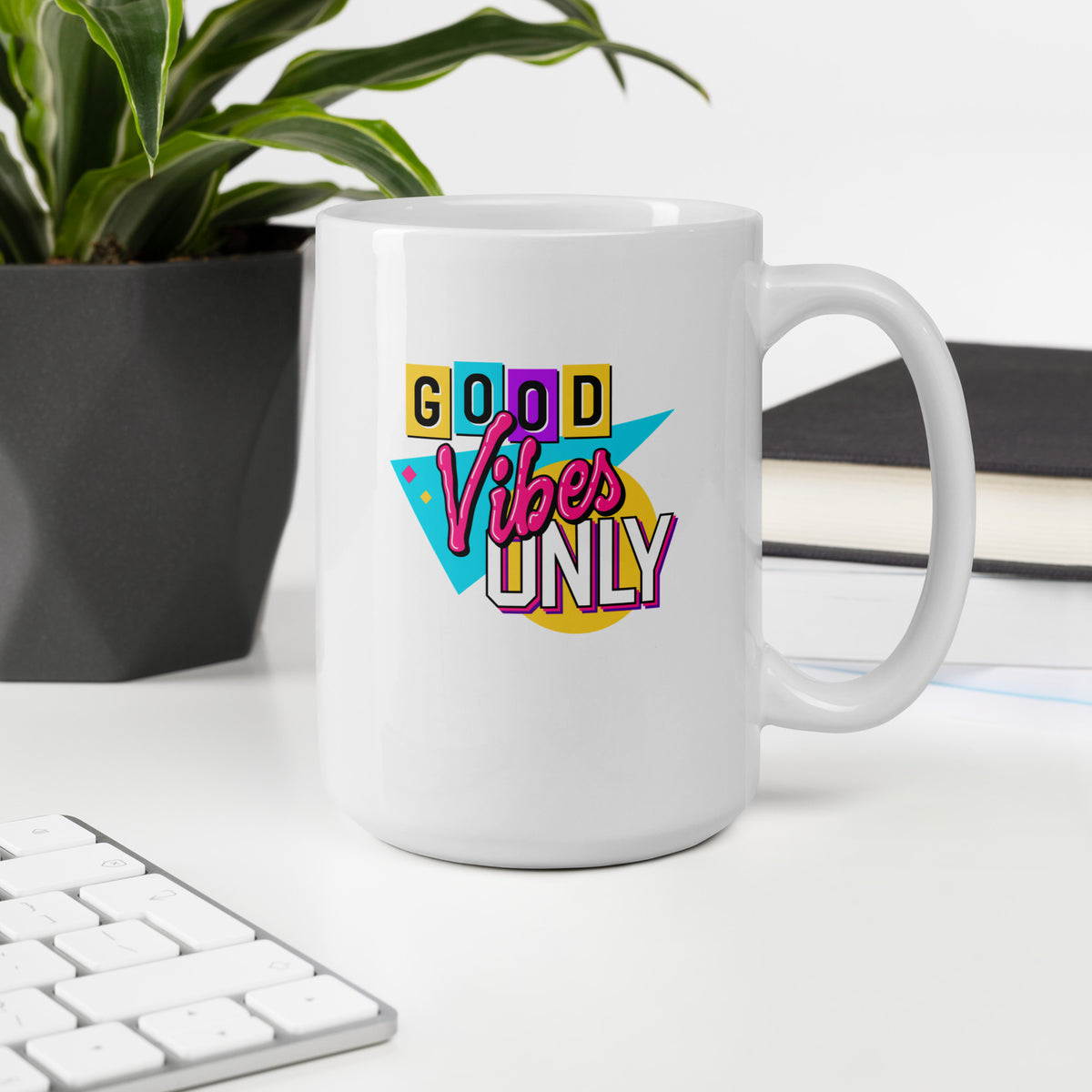 Good Vibes Only White Mug