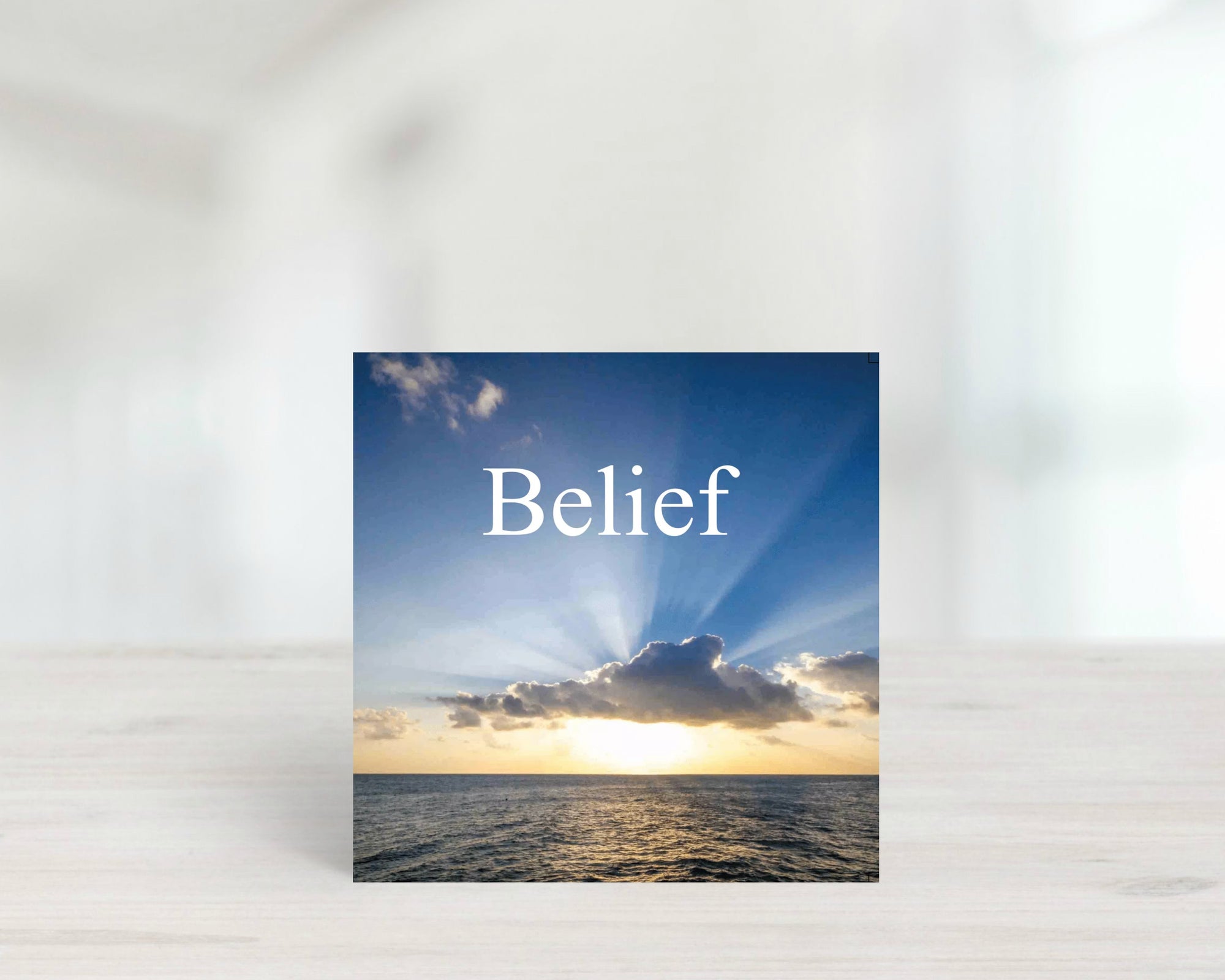 “Belief” - After the Storm Greeting Card - 5 Pack