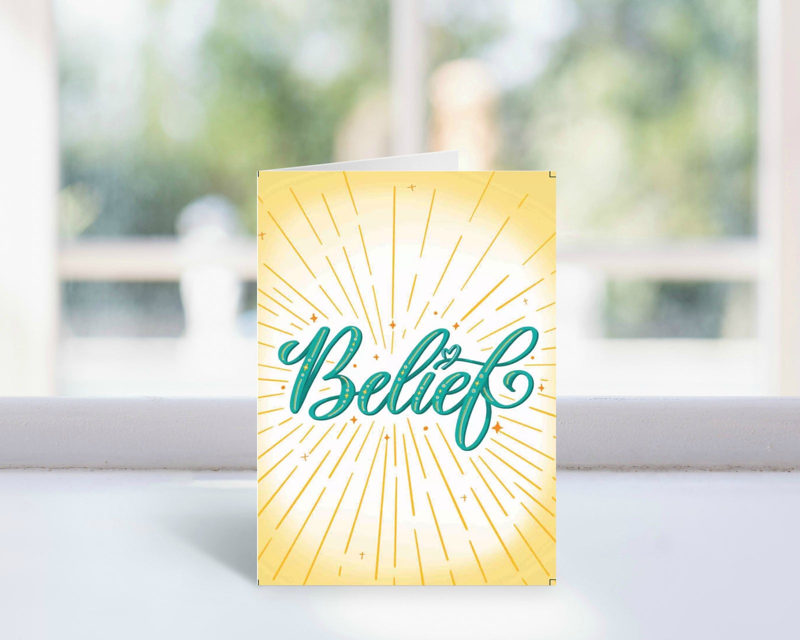 “Belief” Greeting Card - 5 Pack