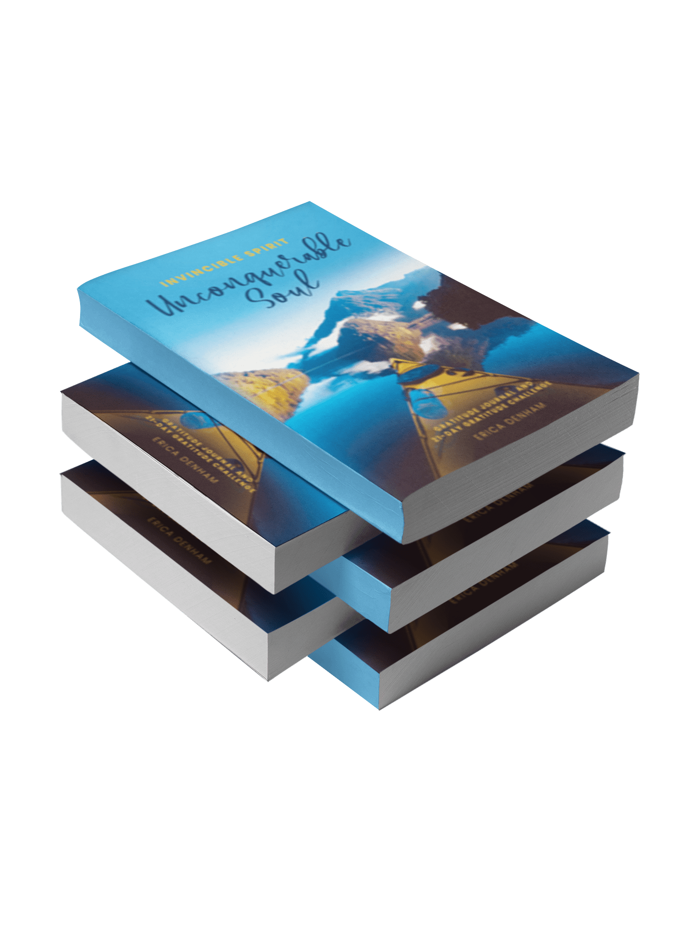 INVINCIBLE SPIRIT UNCONQUERABLE SOUL Gratitude Journal and 21-Day Gratitude Challenge- 5 Pack