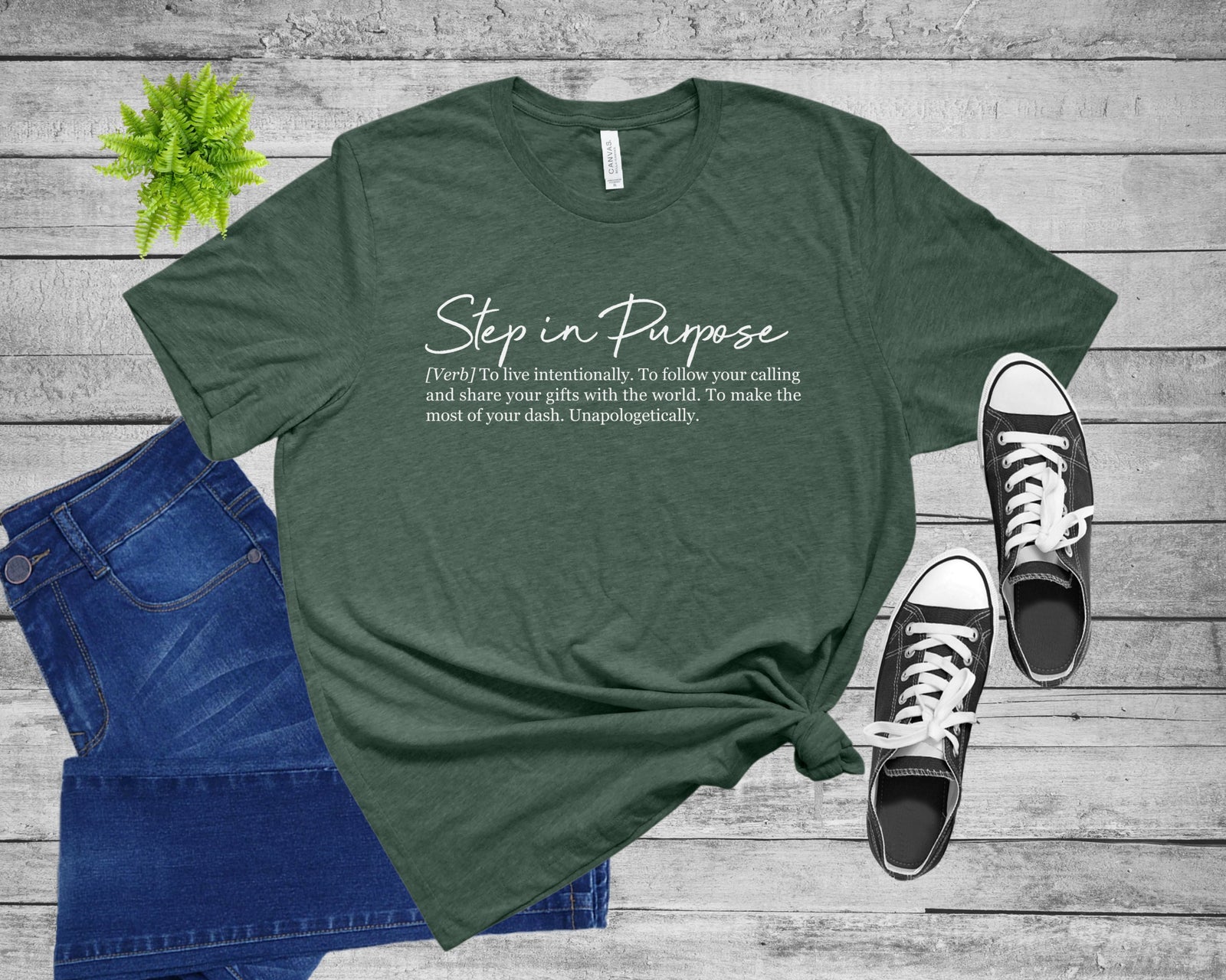 Step In Purpose Definition Tee - Unisex