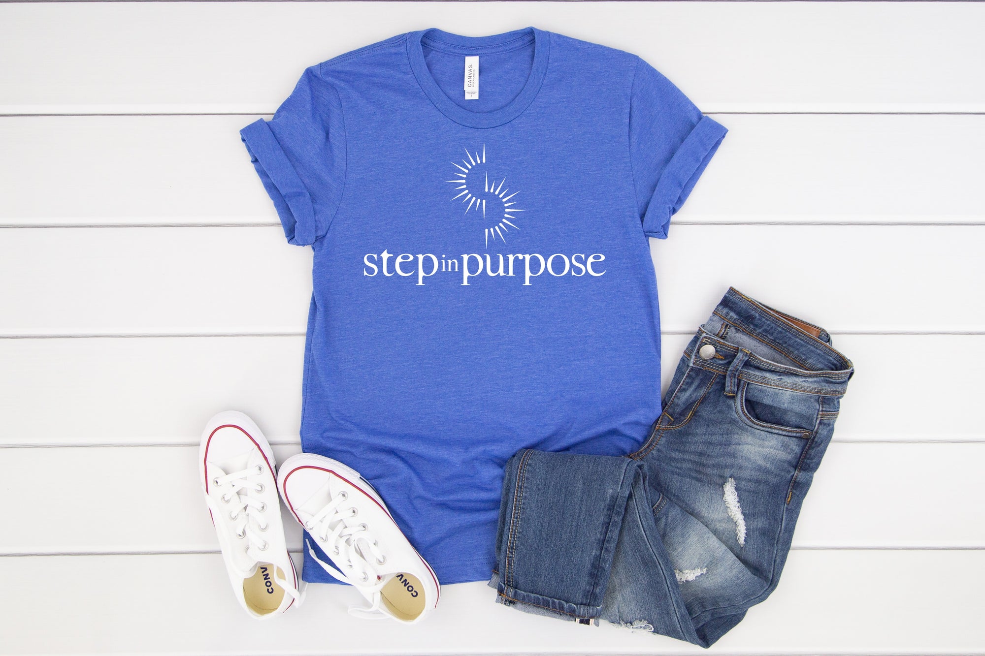 Women's Step In Purpose logo T-shirt