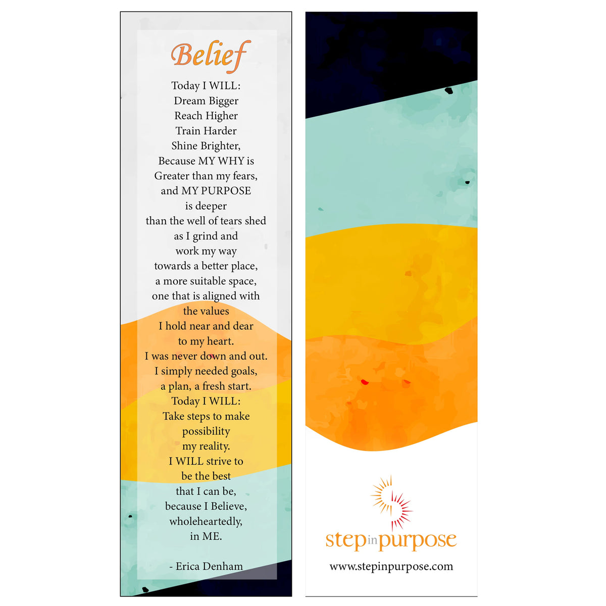 Belief Bookmark Colors - 10 pack