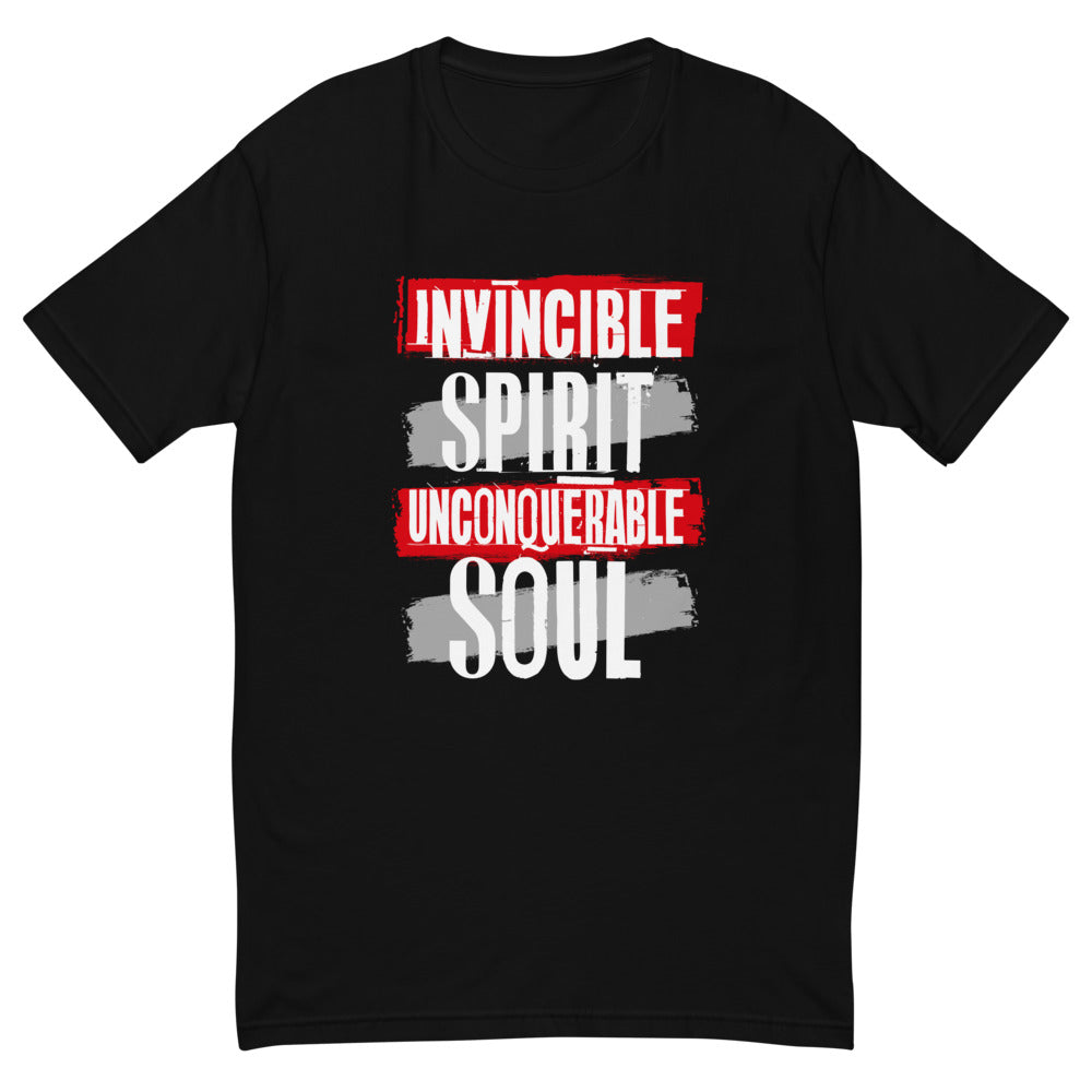 Invincible Spirit Unconquerable Soul Men's T-shirt (Black)