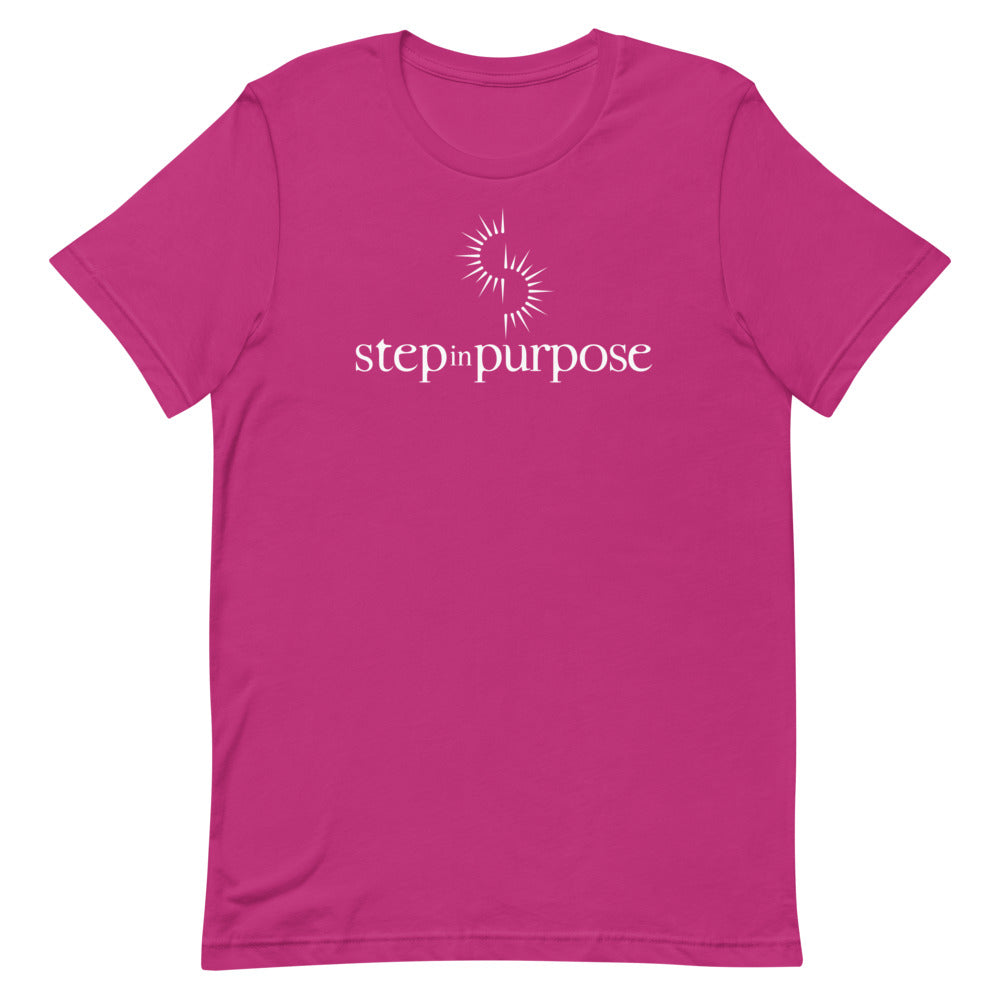 Step In Purpose logo Unisex T-shirt