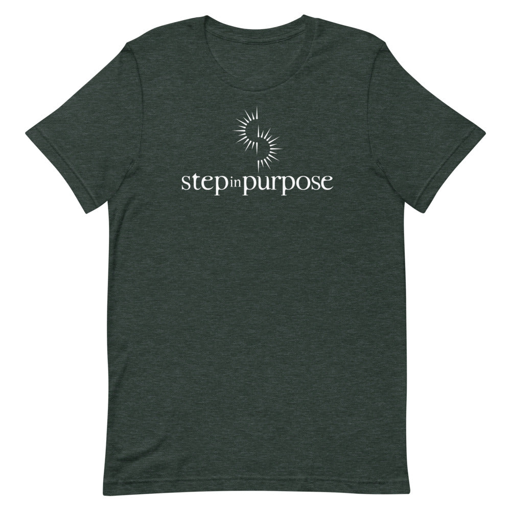 Step In Purpose logo Unisex T-shirt