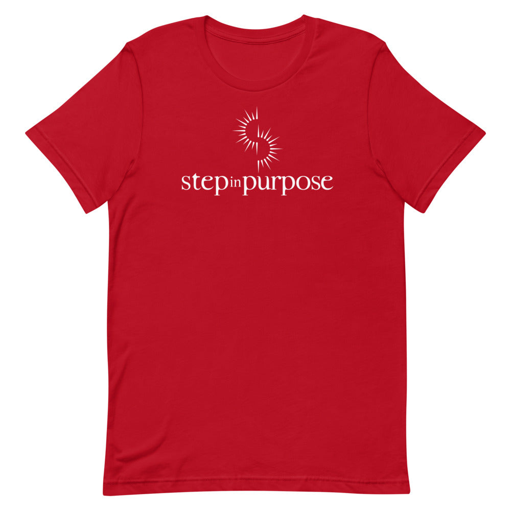 Step In Purpose logo Unisex T-shirt