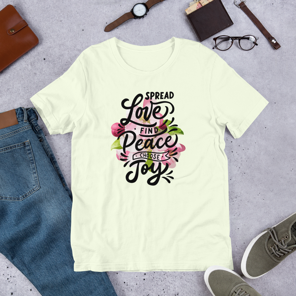 Love, Peace, Joy T-shirt