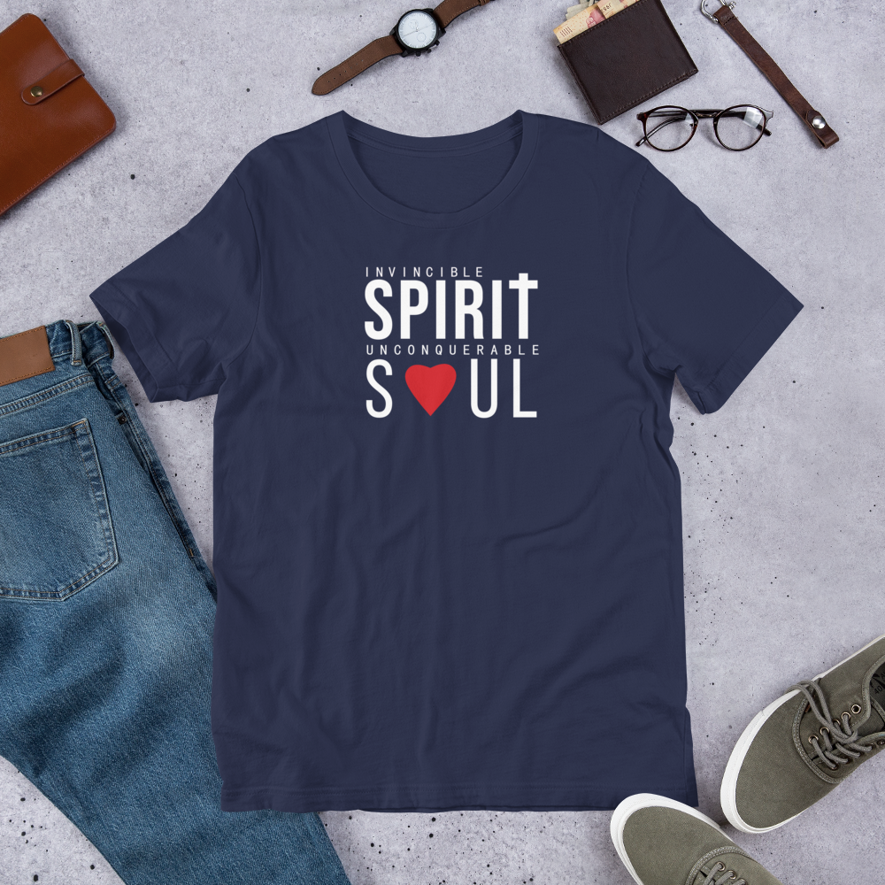 Invincible Spirit Unconquerable Soul (Christian) Unisex T-shirt