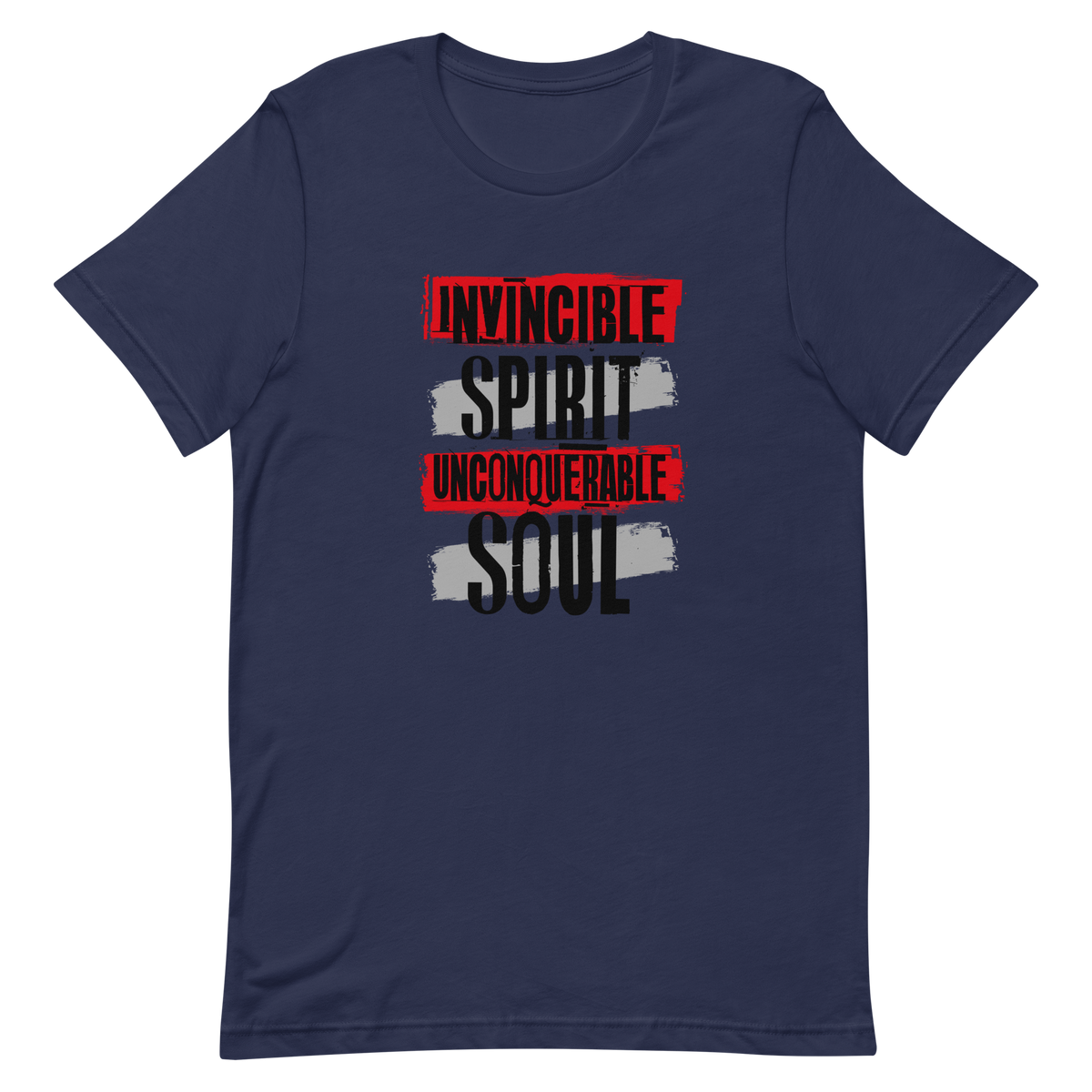 Invincible Spirit Unconquerable Soul Men&#39;s T-shirt (white)
