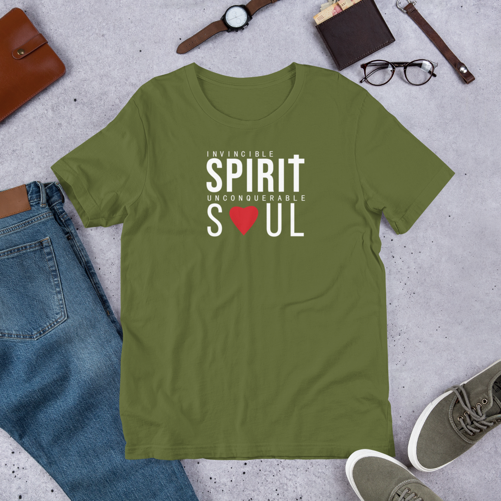 Invincible Spirit Unconquerable Soul (Christian) Unisex T-shirt