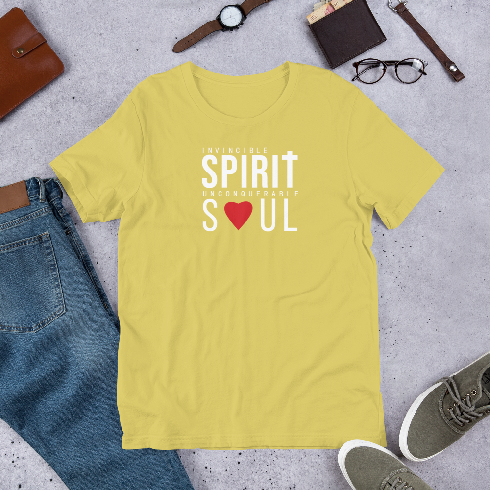 Invincible Spirit Unconquerable Soul (Christian) Unisex T-shirt