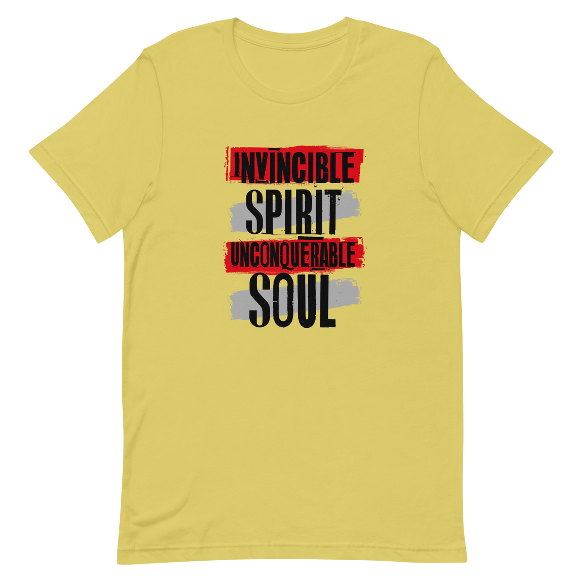 Invincible Spirit Unconquerable Soul Men&#39;s T-shirt (white)