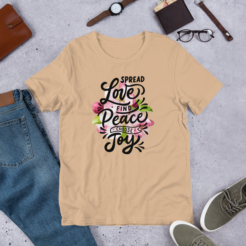 Love, Peace, Joy T-shirt