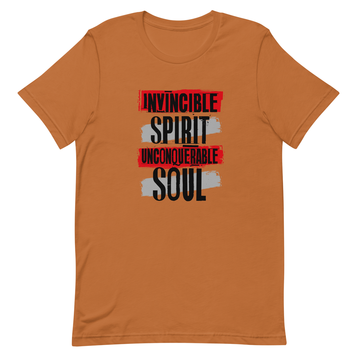 Invincible Spirit Unconquerable Soul Men&#39;s T-shirt (white)