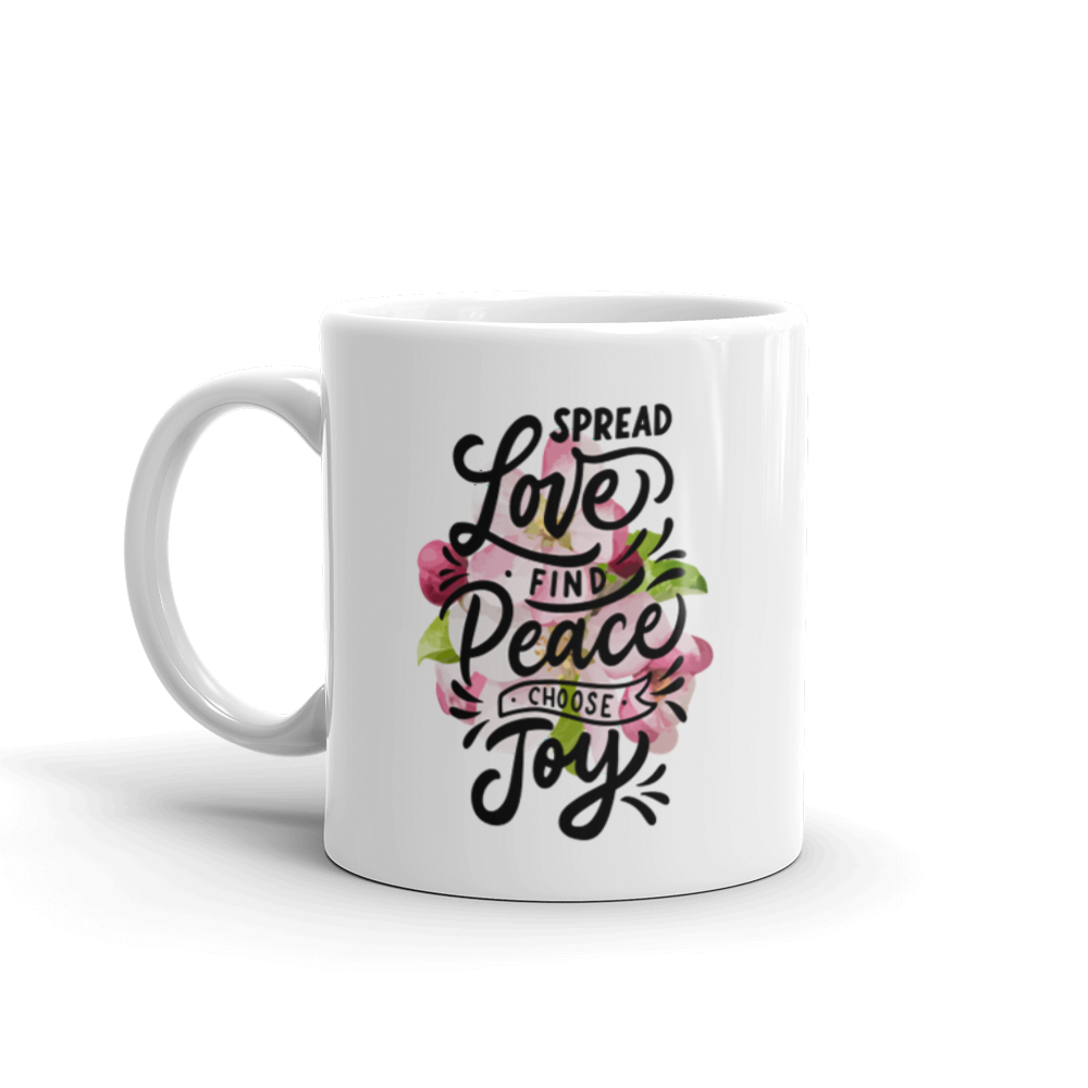 Love, Peace, Joy Mug