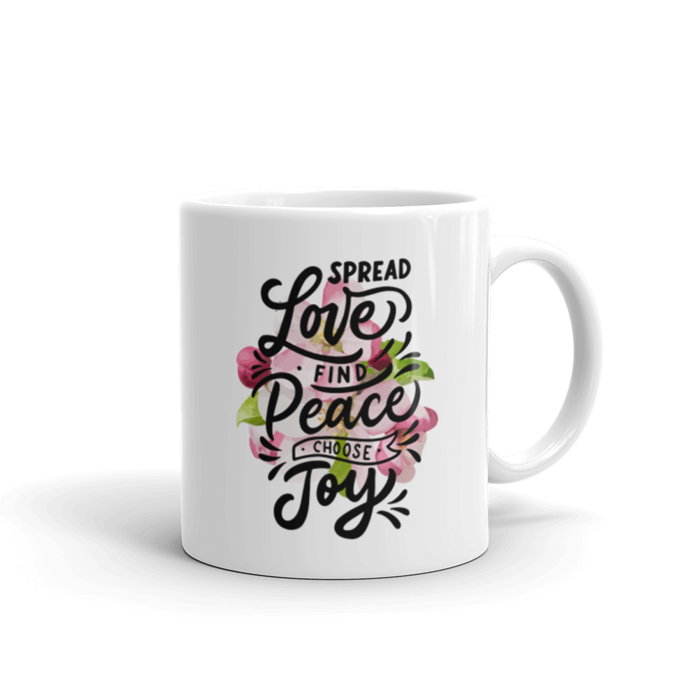 Love, Peace, Joy Mug