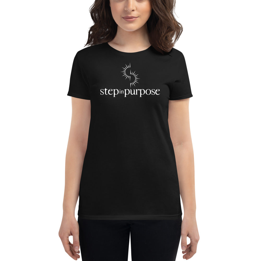 Women's Step In Purpose logo T-shirt