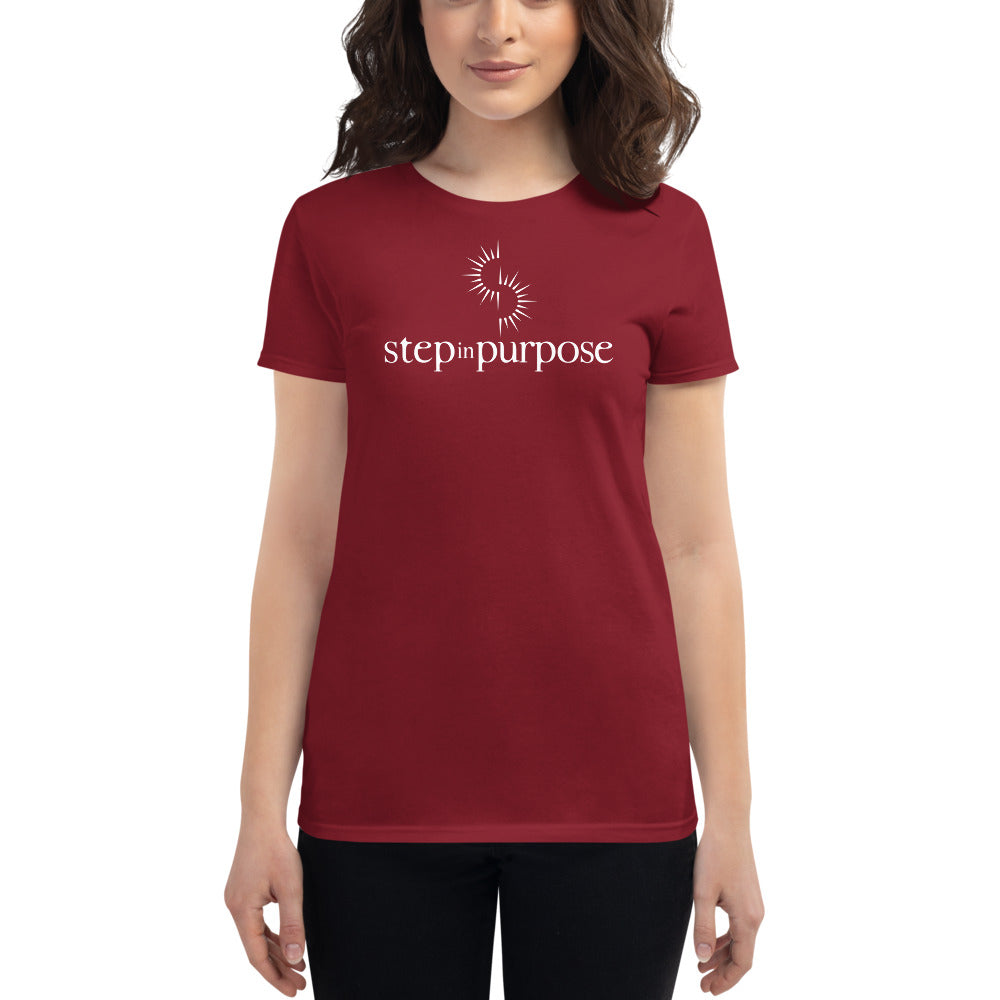 Women&#39;s Step In Purpose logo T-shirt