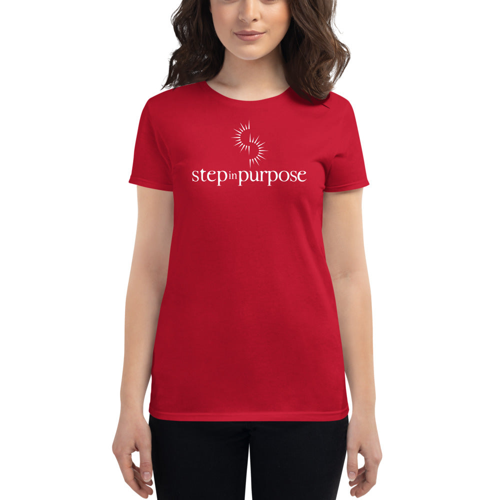 Women&#39;s Step In Purpose logo T-shirt
