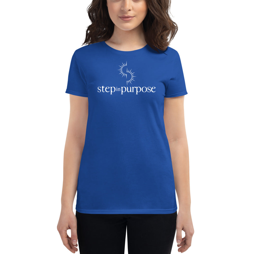 Women&#39;s Step In Purpose logo T-shirt